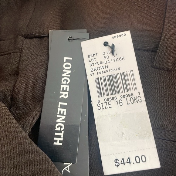 AB Studio Brown Work Pant - Picture 4 of 4